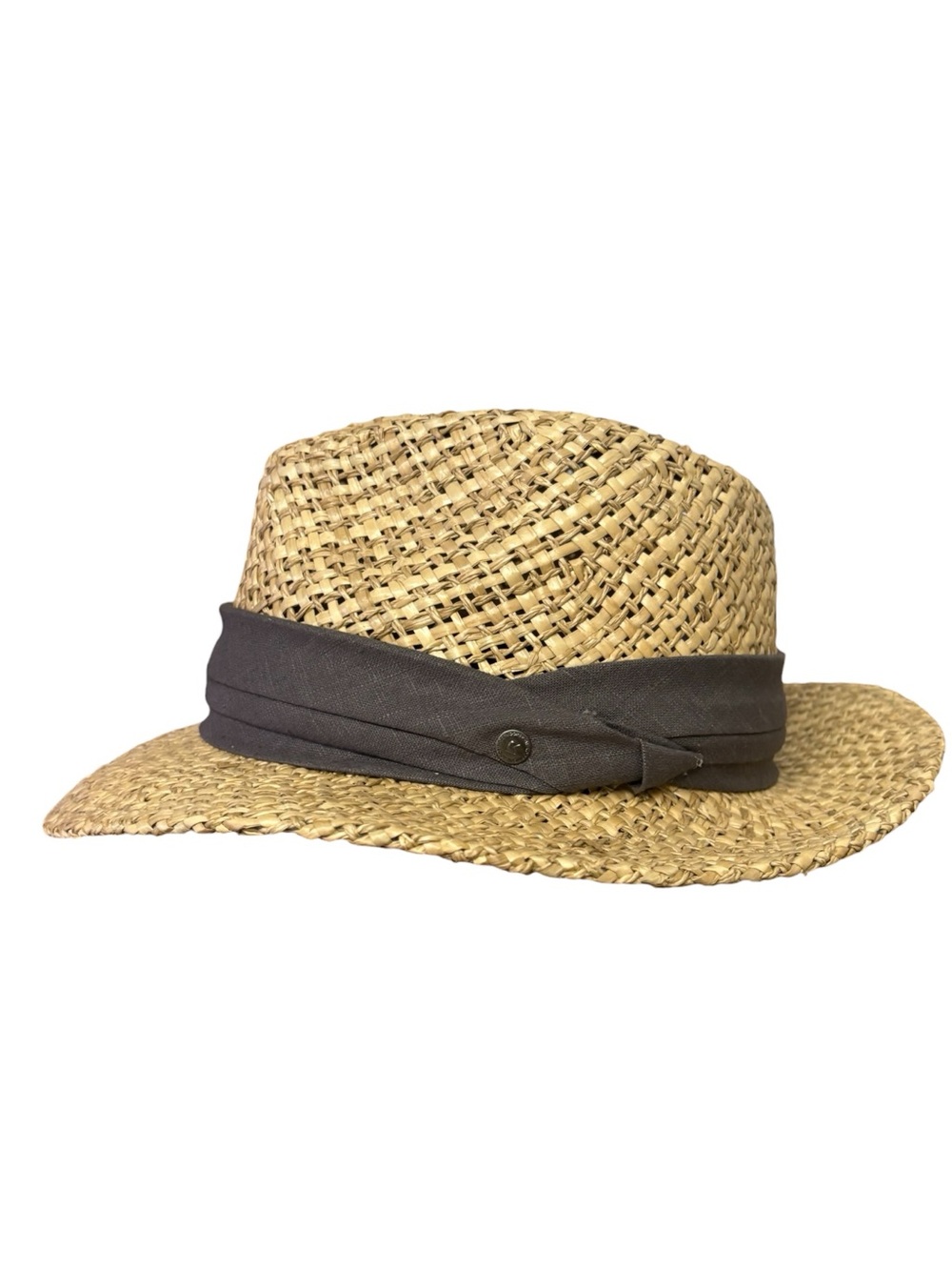 Kooringal  Woven Straw Laguna Fedora with Dark Gray Band M/L